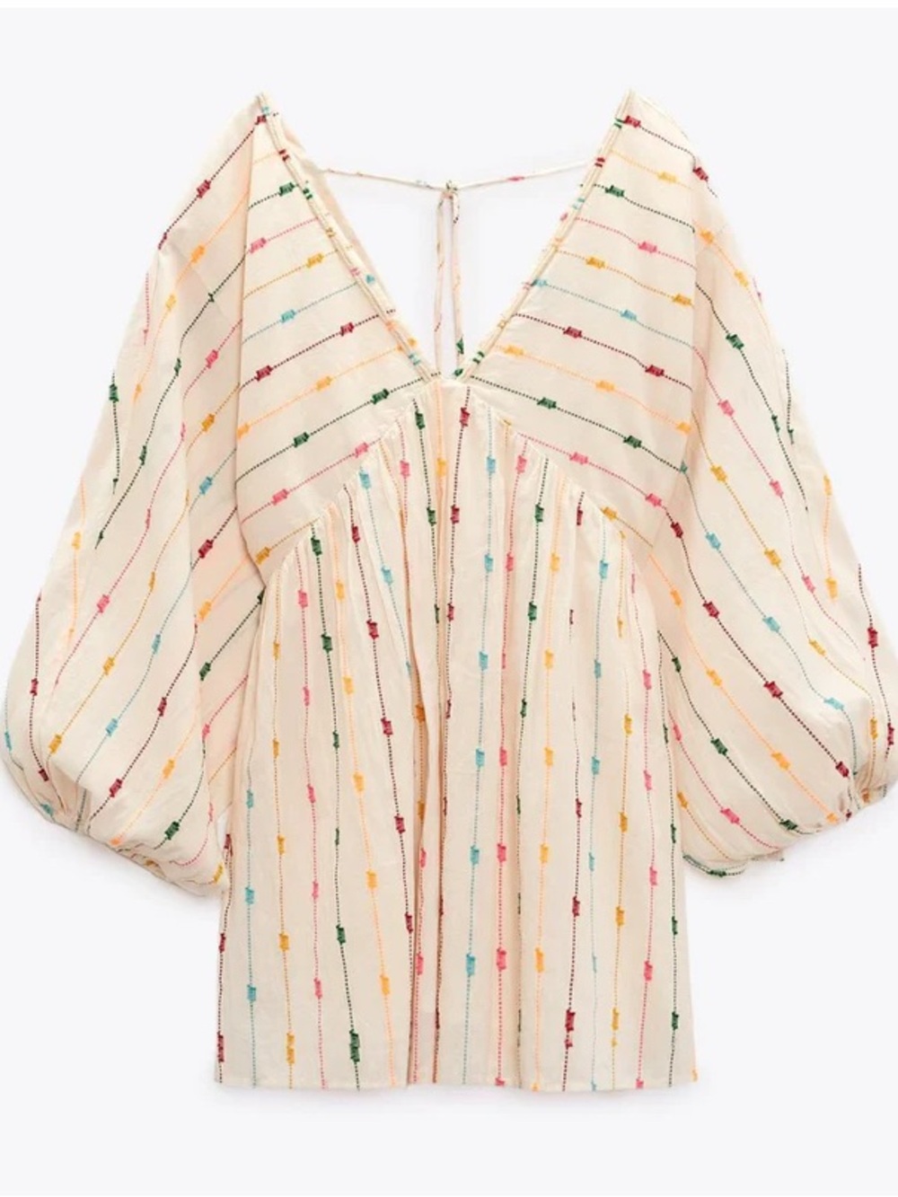 ZARA Multi Colour Dotted Mini Dress Playsuit